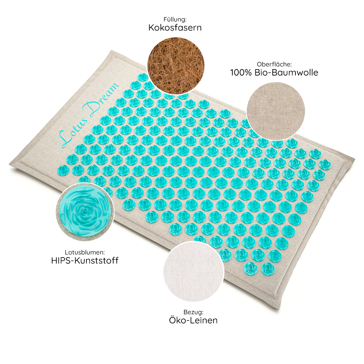 Akupressurmatte zur Entspannung und Schlafen